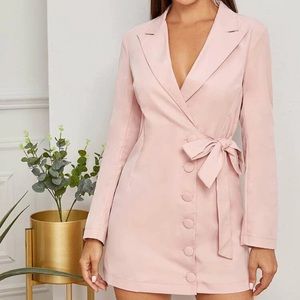 PINK blazer dress